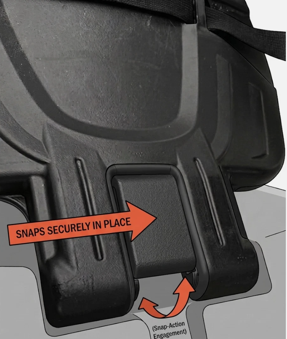 Reinforced Lifetime Kayak Seat Clip Replacement Snap In Seat Attachment