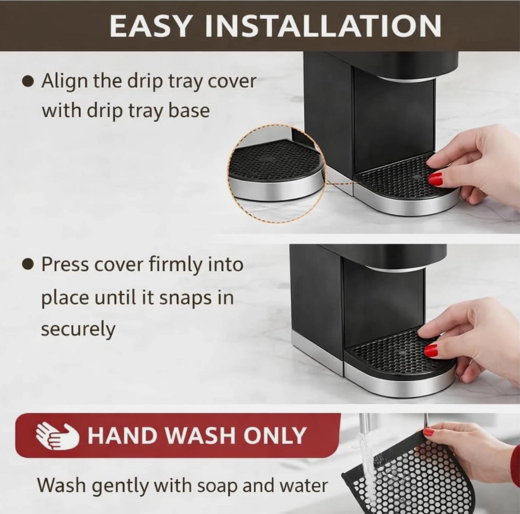 Keurig K-Mini Drip Tray Lid/Grate Replacement Snap-On Cover Only